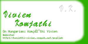 vivien komjathi business card